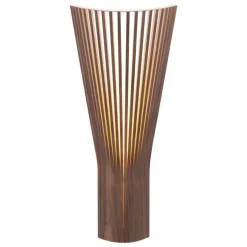 Secto Design Secto 4236 vägglampa för hörn, 60 cm, valnöt