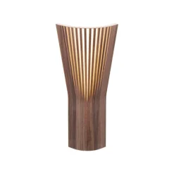 Secto Design Secto 4237 vägglampa för hörn, 45 cm, valnöt