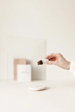 SEES Company Aromasten för eteriska oljor, vit lera