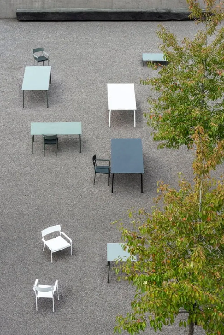 Serax August matbord, 170 x 90 cm, grönt