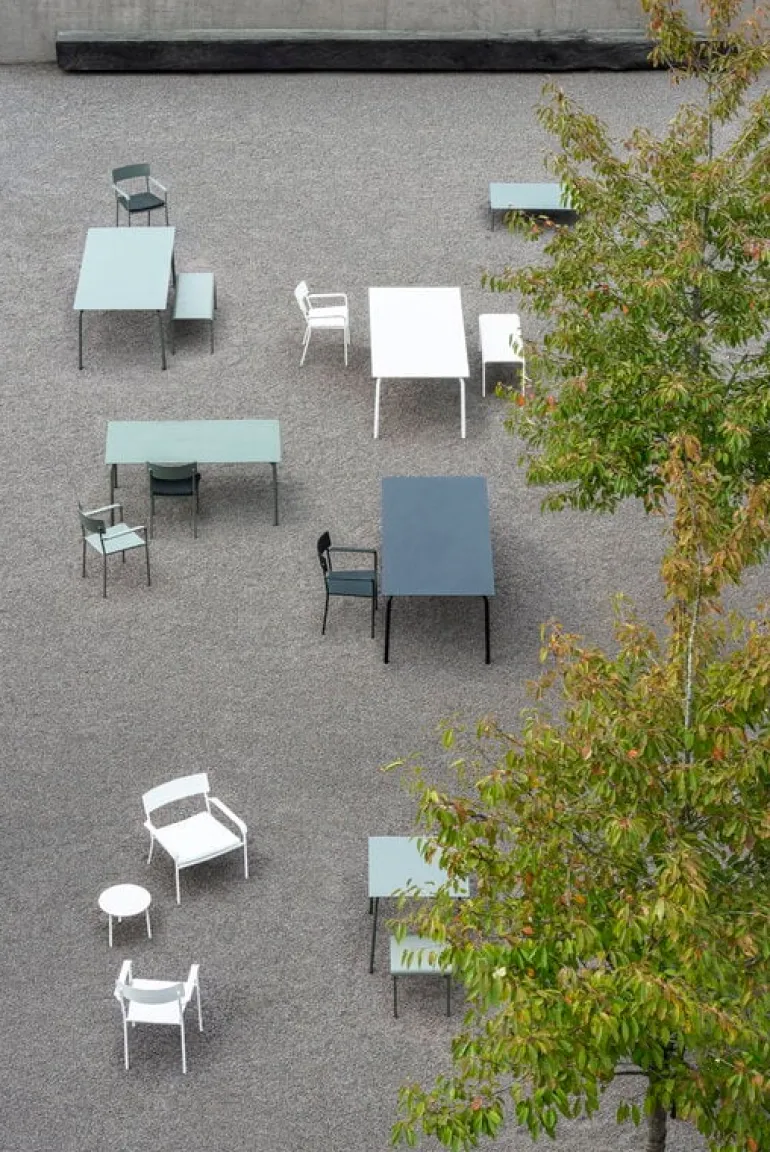 Serax August matbord, 170 x 90 cm, grönt