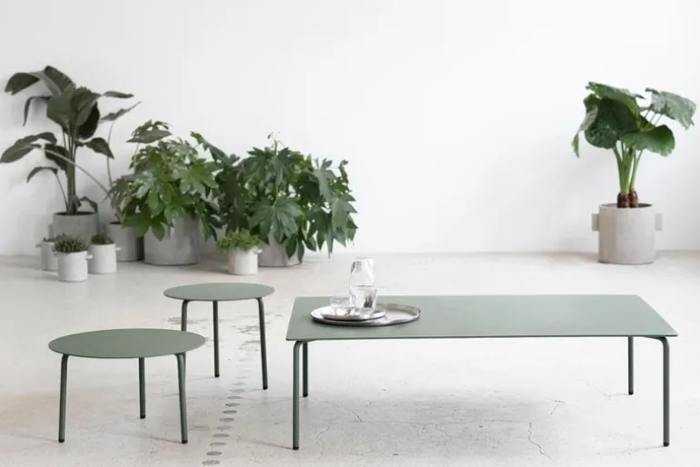 Serax August sidobord, 50 cm, svart