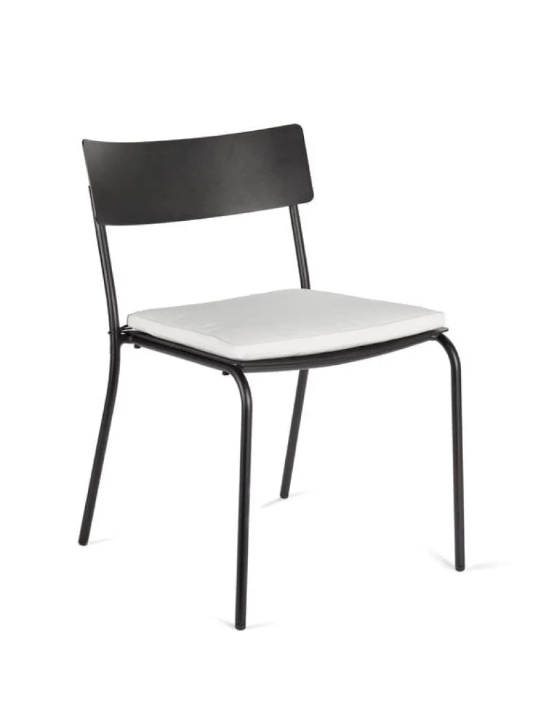 Serax August stolsdyna, bred, vit