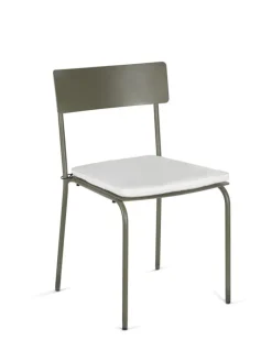 Serax August stolsdyna, smal, vit