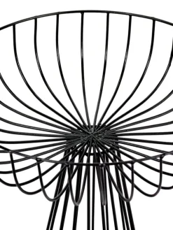 Serax Catu korg med ställning, svart