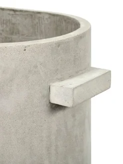 Serax Concrete oval blomkruka, 34 x 23 cm, grå