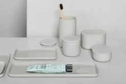 Serax Cose behållare med lock, rund, S, beige