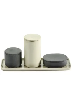 Serax Cose behållare med lock, rund, S, mörkgrå