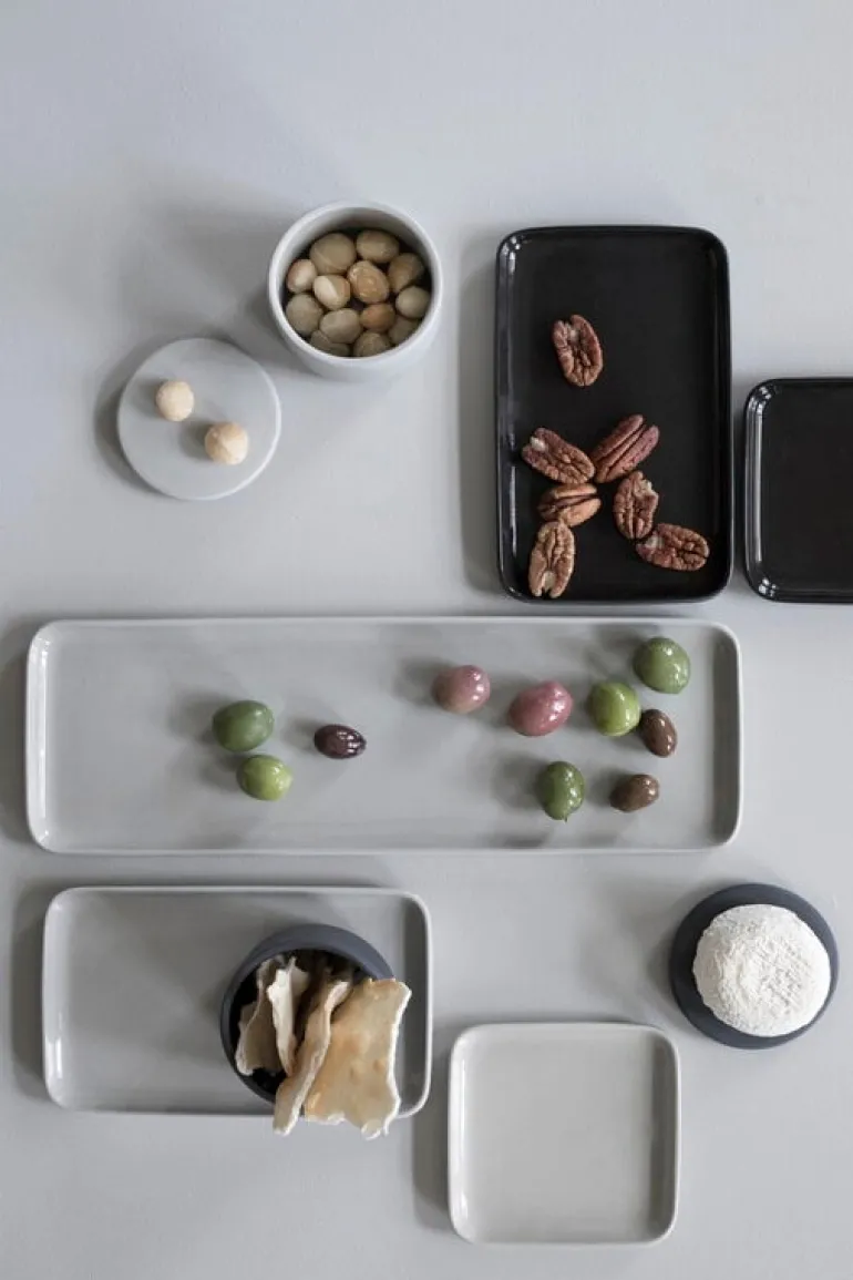 Serax Cose bricka kvadrat, mörkgrå