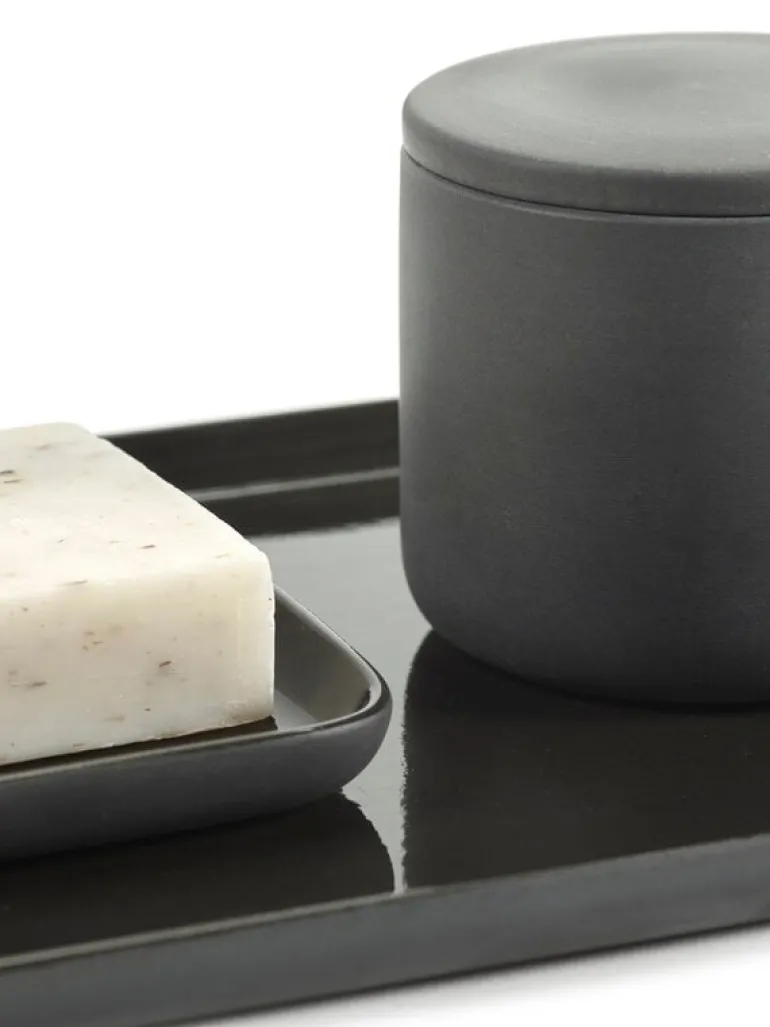 Serax Cose bricka M, mörkgrå