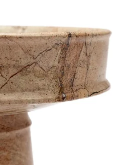 Serax Dune skål, hög, 30,5 cm, brun marmor