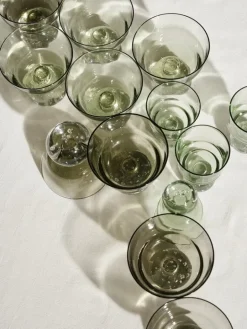 Serax Eternal snow stjälkglas, S, grön