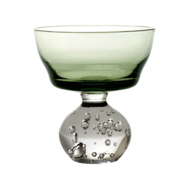 Serax Eternal Snow stjälkglas, M, grön