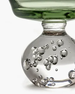 Serax Eternal Snow stjälkglas, M, grön