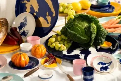 Serax Feast kopp, 4 st, blå - vit