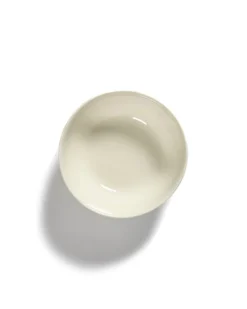 Serax Feast skål, L, 4 st, vit - blå