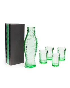 Serax Fish & Fish set, 5 delar, grön