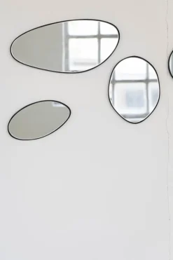 Serax Marie spegel, D, svart