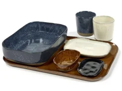 Serax Merci No 5 skål, blå - grå