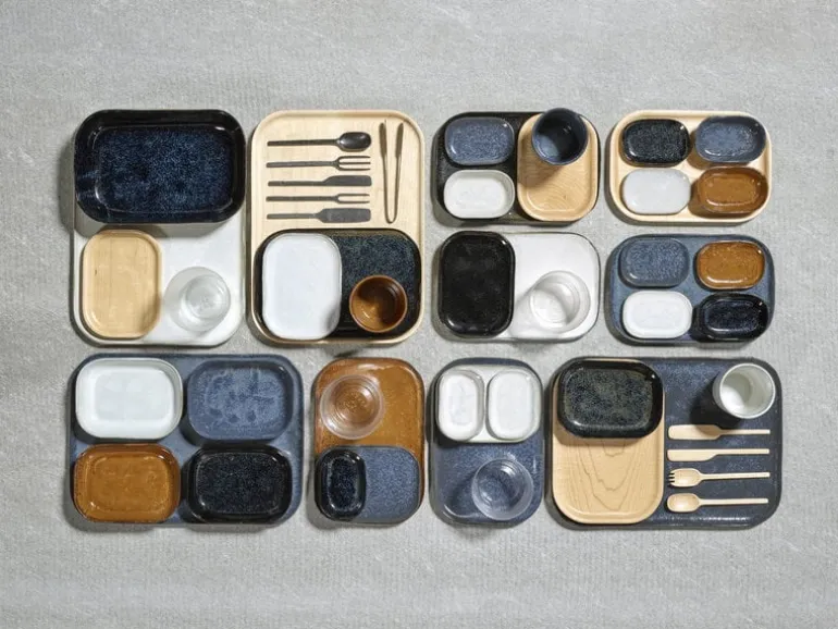 Serax Merci No 3 tallrik, blå - grå