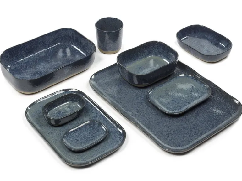 Serax Merci No 3 tallrik, blå - grå