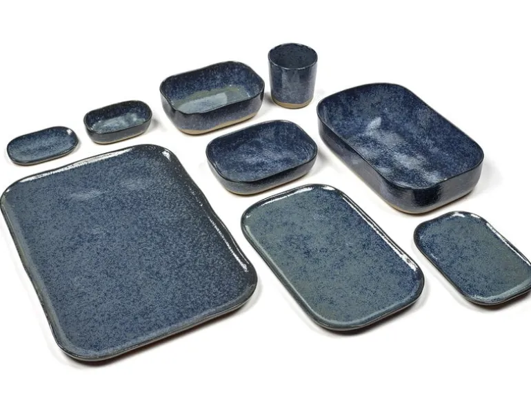 Serax Merci No 3 tallrik, blå - grå