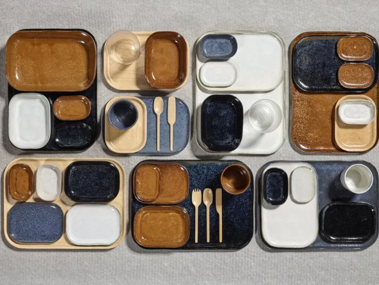 Serax Merci No 3 tallrik, blå - grå