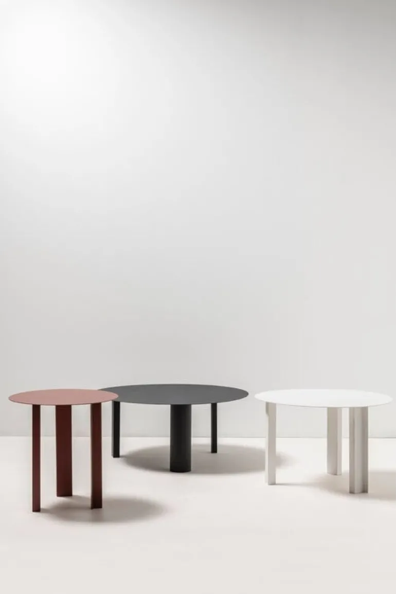 Serax Metal Sculptures sidobord, L, black tubes