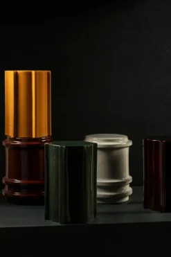 Serax Pawn Geometrical, sidobord, 45,4 cm, oker