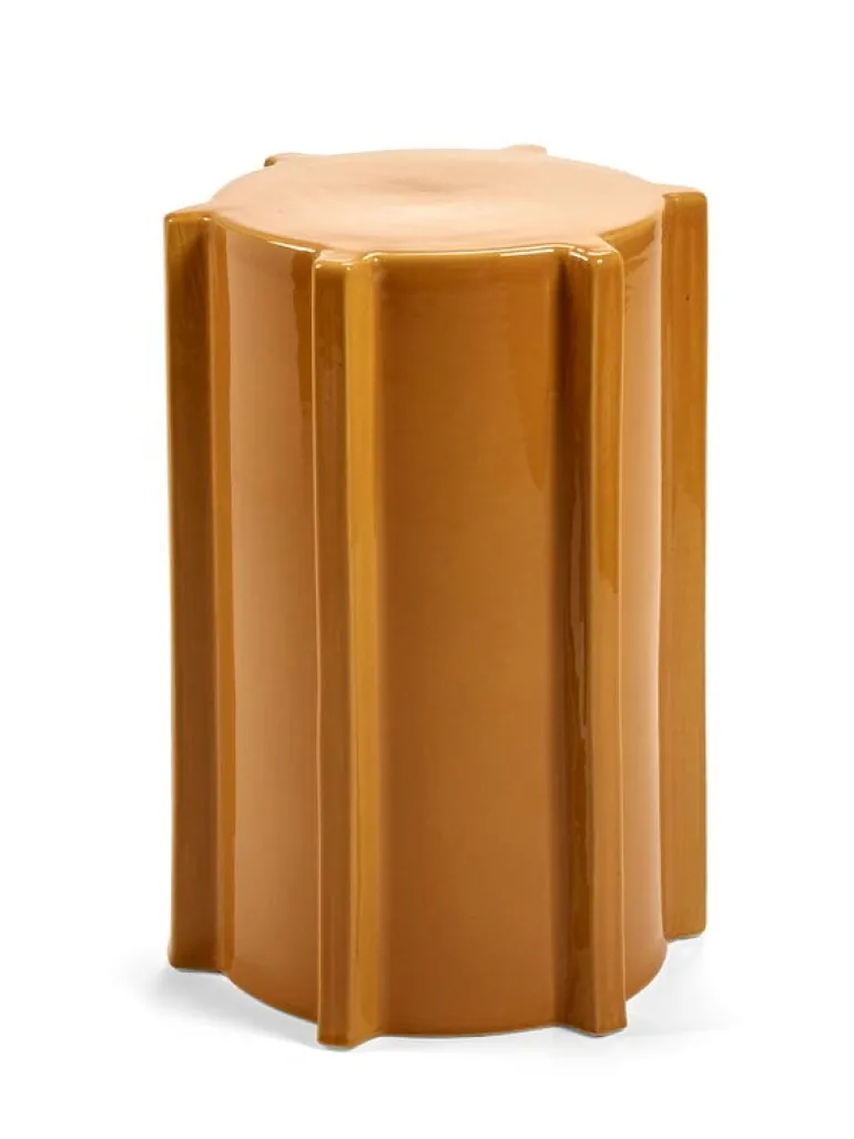 Serax Pawn Geometrical, sidobord, 45,4 cm, oker