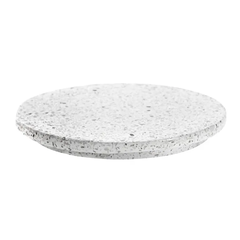 Serax Terrazzo rund bricka, 18 cm, vit