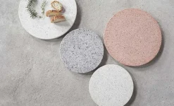 Serax Terrazzo rund bricka, 30 cm, vit