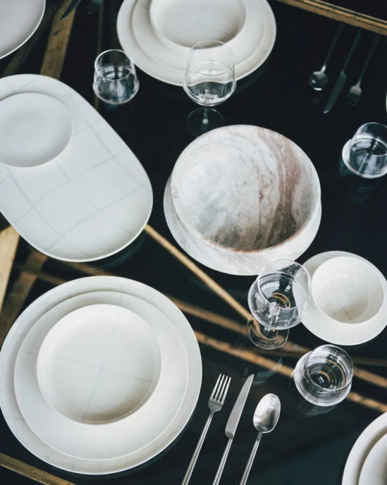 Serax Zuma serveringsfat, 26 x 47 cm, salt