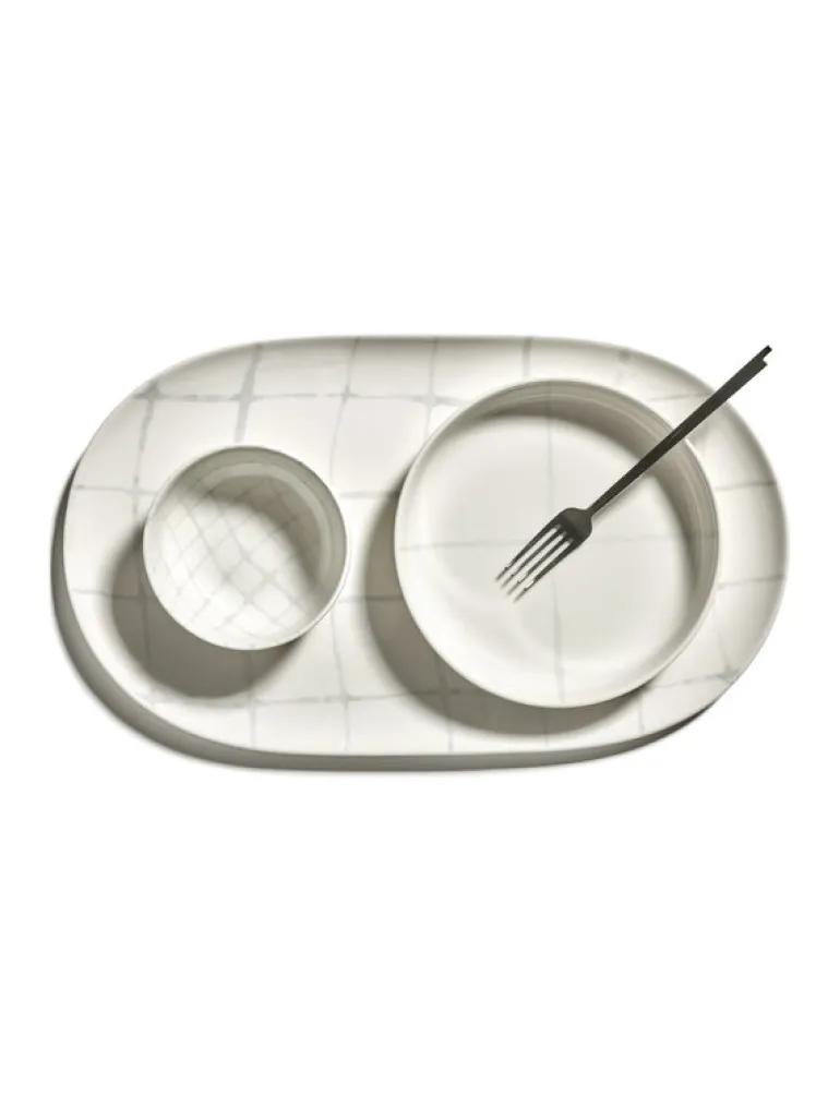 Serax Zuma serveringsfat, 26 x 47 cm, salt