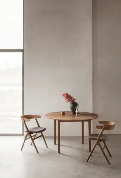 Sibast No 3 bord, 120 cm, utdragbart, vitoljad ek