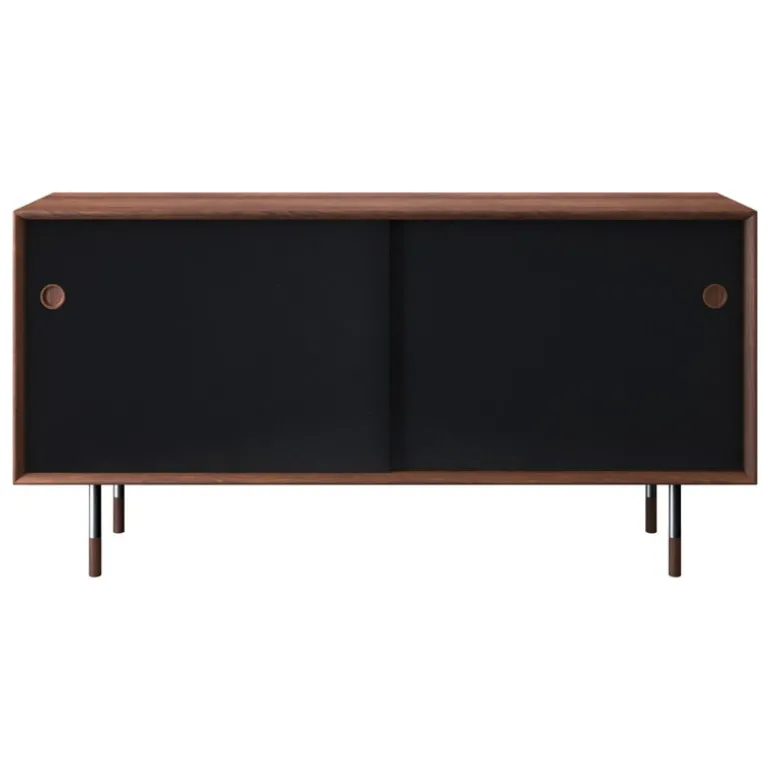 Sibast No 11 sideboard, oljad valnöt, svart - svart