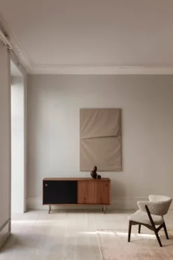 Sibast No 11 sideboard, oljad valnöt, svart - svart