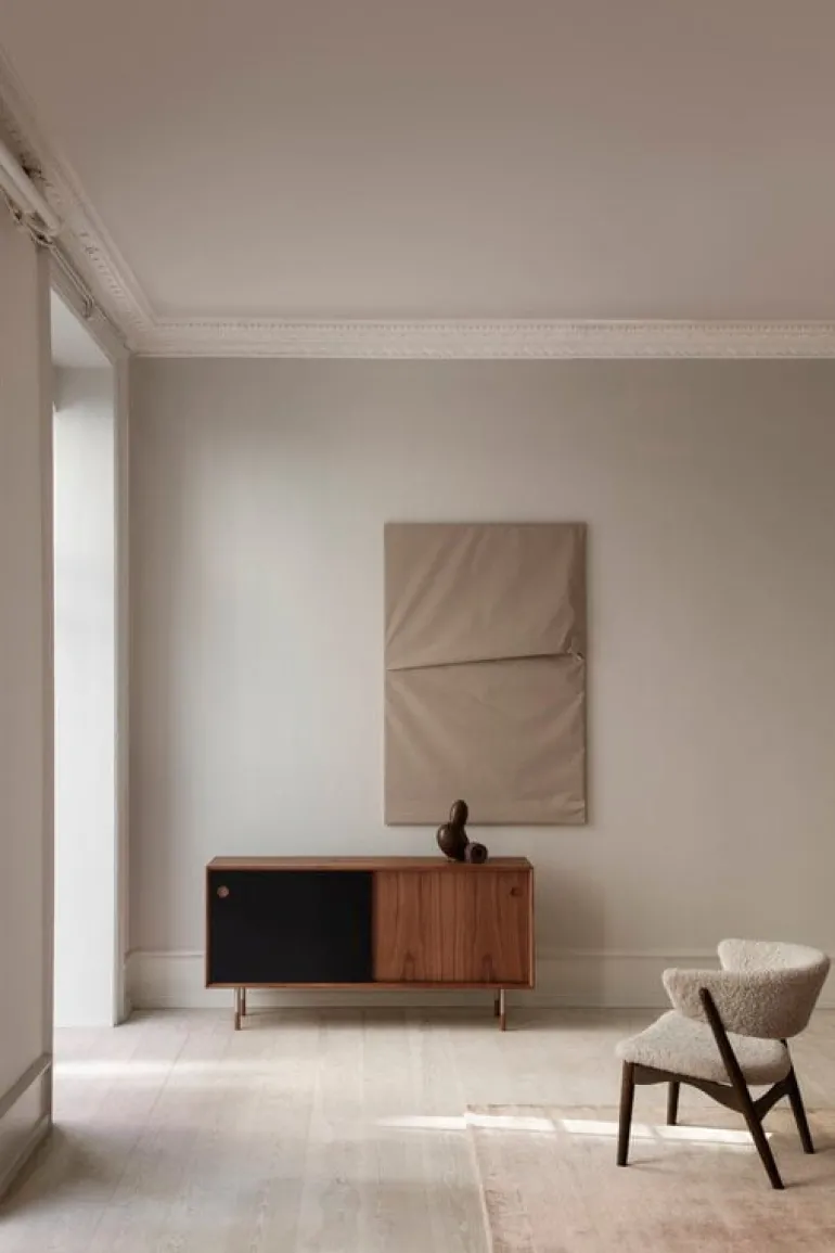 Sibast No 11 sideboard, oljad valnöt, svart - svart