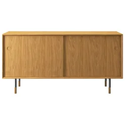Sibast No 11 sideboard, oljad ek, svart - vit