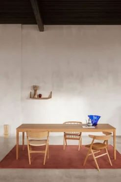 Sibast No 8 stol, oljad ek - honungsfärgat läder