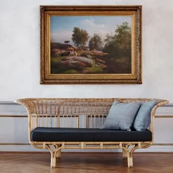 Sika-Design Belladonna soffa, naturlig rotting - mörkgrå