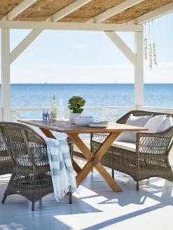 Sika-Design Charlot stol, antikgrå - vit