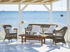 Sika-Design Charlot stol, antikgrå - vit