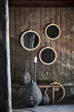 Sika-Design Ella spegel, liten, naturlig rotting