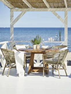 Sika-Design Emma stol, antikgrå - vit