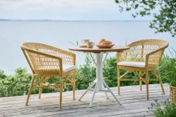 Sika-Design Emma stol, naturlig - vit