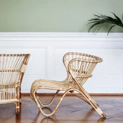 Sika-Design Fox fåtölj, naturlig rotting