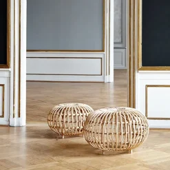 Sika-Design Franco Albini fotpall, stor, naturlig rotting