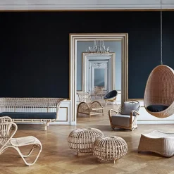 Sika-Design Franco Albini fotpall, stor, naturlig rotting