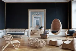 Sika-Design Franco Albini Exterior liten fotpall, naturell